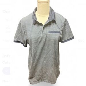 Guess Two-Tone Navy Polo Shirt size Medium